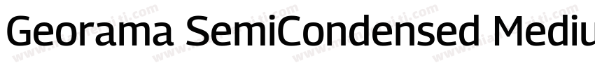 Georama SemiCondensed Medium字体转换